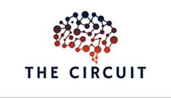 The Circuit logo with brain-shaped illustration of many dots and lines connecting between